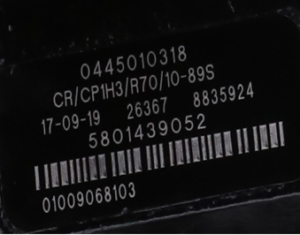 Common Rail Pump Shell Engraving