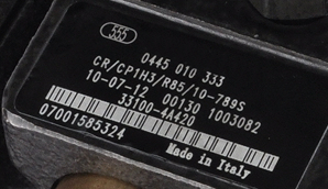 Common Rail Pump Shell Engraving