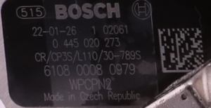 Common Rail Pump Shell Engraving