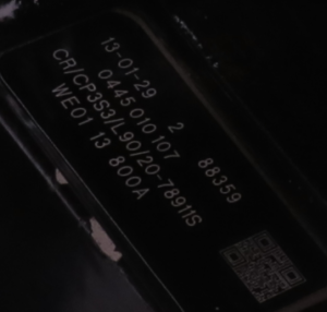 Common Rail Pump Shell Engraving