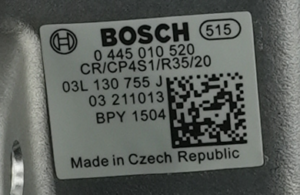 Common Rail Pump Shell Engraving