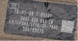 Common Rail Pump Shell Engraving