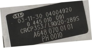 Common Rail Pump Shell Engraving